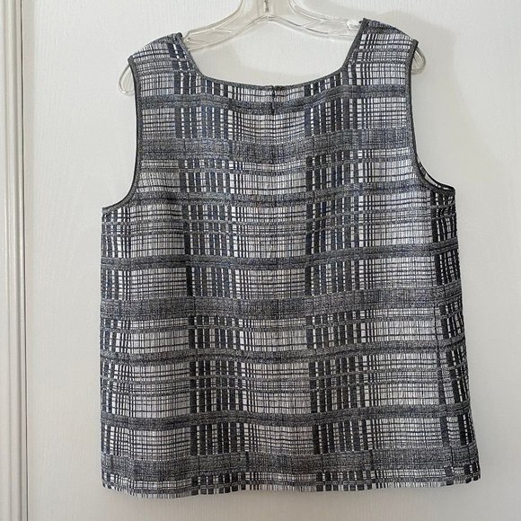 NEW lafayette 148 multi color sleeveless top - Picture 4 of 4